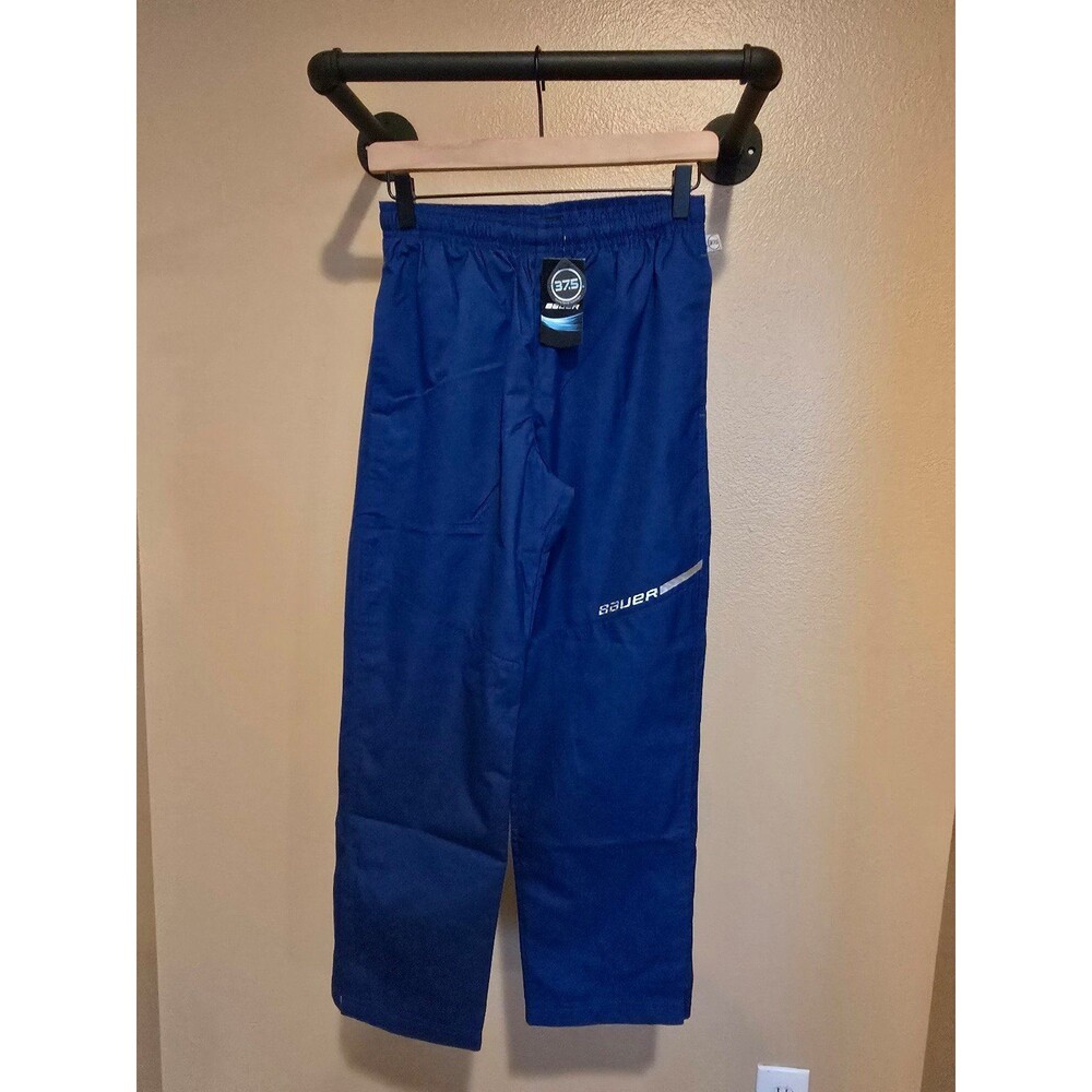 BAUER blue youth large warm up pants‎ NWT